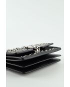 Bolsos de cuero negro - 18x4x14 cm - Nunca usados