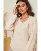 Beiger Pullover Madeleine