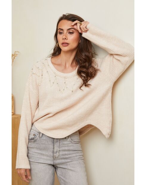 Beiger Pullover Madeleine