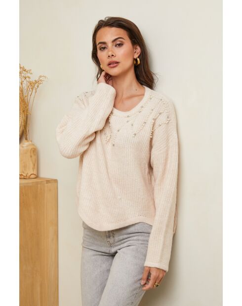 Beiger Pullover Madeleine