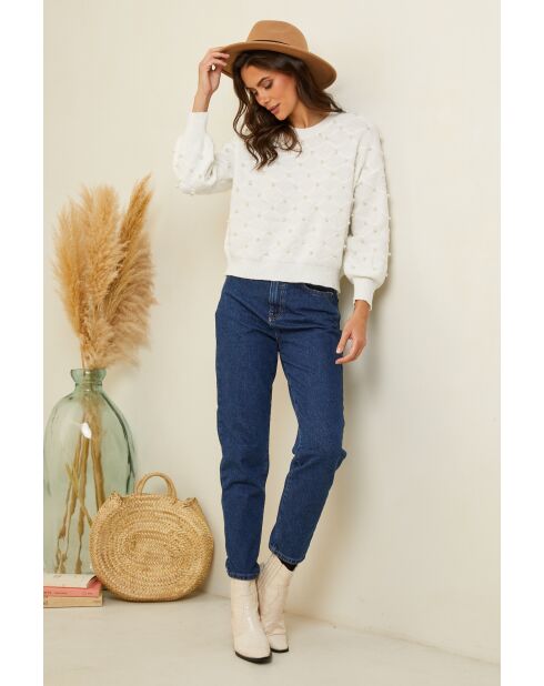 Louise weißer Pullover