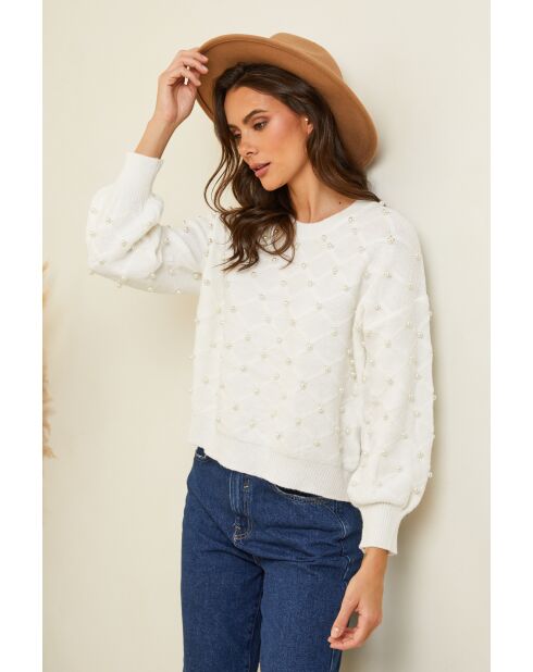 Louise weißer Pullover