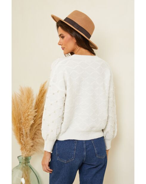 Louise weißer Pullover