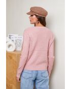 Rosafarbener Pullover Yasmine