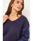 Marineblauwe trui Noa