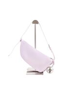 Paarse leren handtassen - 24x6x14 cm - Zeer goede conditie