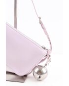 Paarse leren handtassen - 24x6x14 cm - Zeer goede conditie