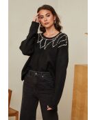 Schwarzer Pullover Madeleine