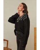 Schwarzer Pullover Madeleine