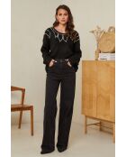 Schwarzer Pullover Madeleine