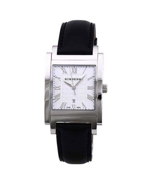 Montre homme BU1554 en cuir noire