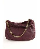 Sacs à main en cuir bordeaux - 43x13x36 cm - Bon état