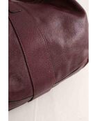 Sacs à main en cuir bordeaux - 43x13x36 cm - Bon état