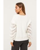 Noa weißer Pullover