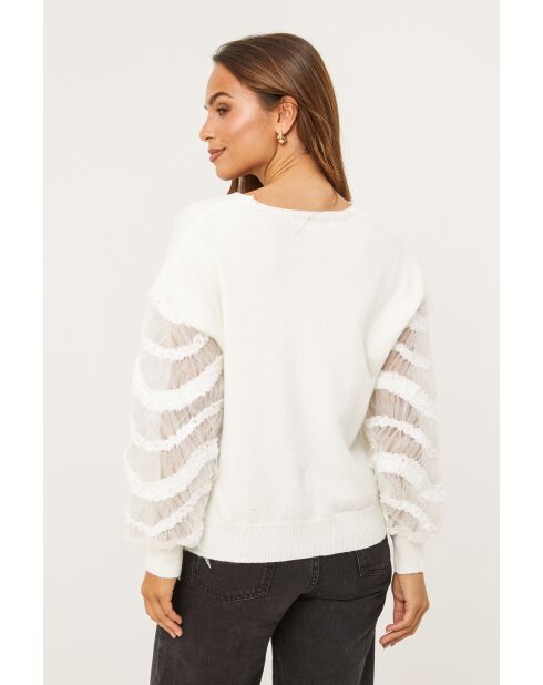 Noa weißer Pullover