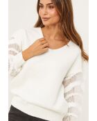 Noa weißer Pullover