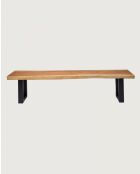 DEMPO - Banc en bois massif de suar - 180 cm