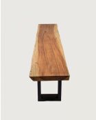 DEMPO - Banc en bois massif de suar - 180 cm