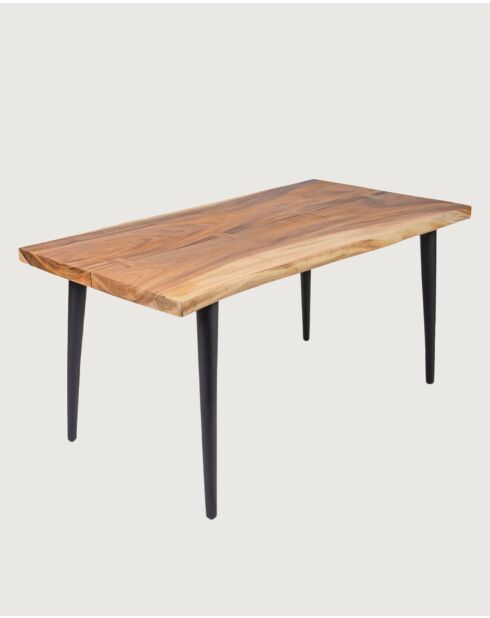 Kanpur - Table repas en suar massif  6 pers. - L160 cm