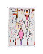 Bunter Berberteppich, 295 x 197 cm