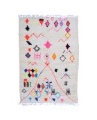 Tappeto berbero colorato - 257x151 cm