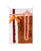 Mirrt außergewöhnlicher Teppich, 114 x 98 cm