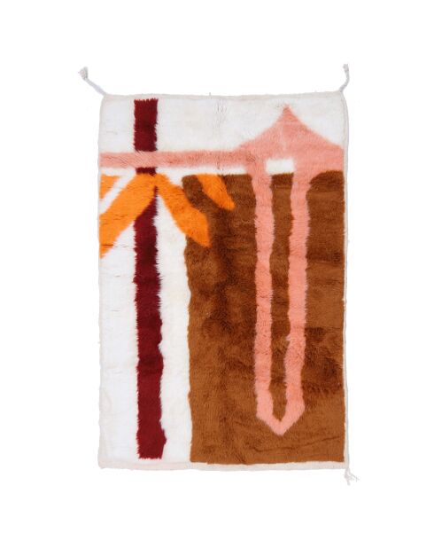 Mirrt außergewöhnlicher Teppich, 114 x 98 cm