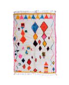 Bunter Berberteppich, 295 x 210 cm