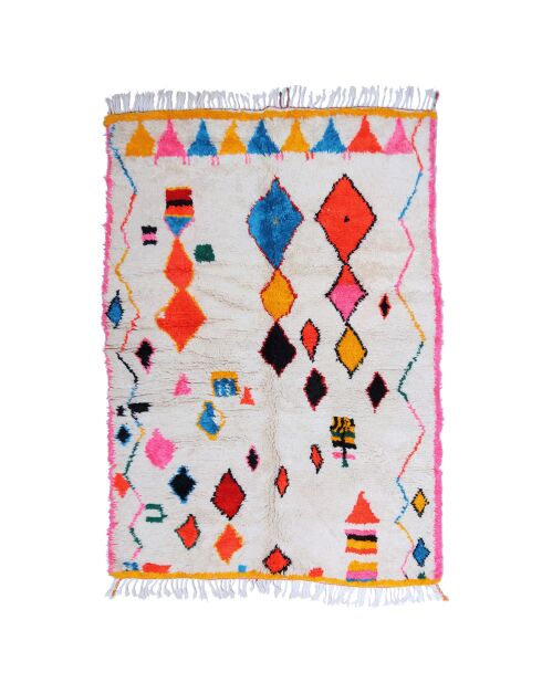 Bunter Berberteppich, 295 x 210 cm