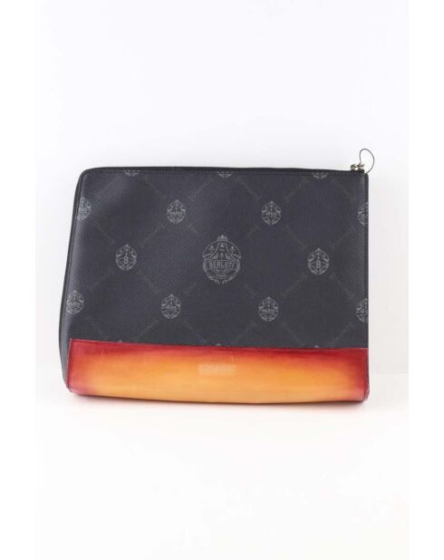 Sacs en cuir gris - 27x4x20 cm - Très bon état