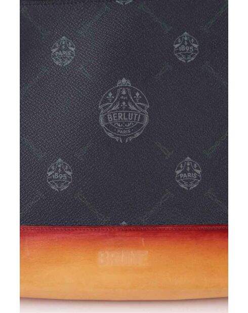 Sacs en cuir gris - 27x4x20 cm - Très bon état