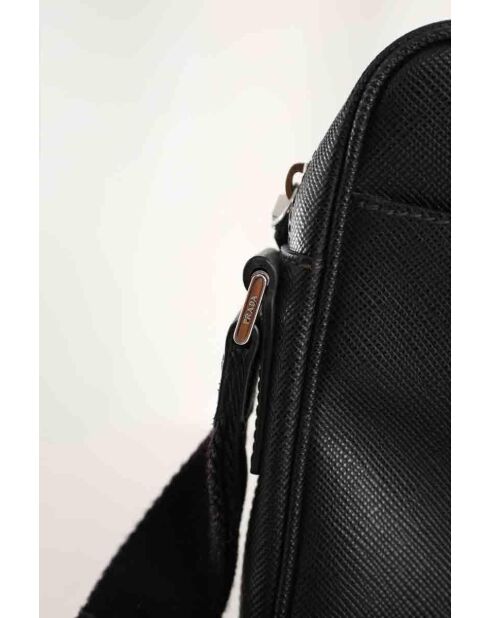 Sacs en cuir noir - 27x24x6 cm - Très bon état