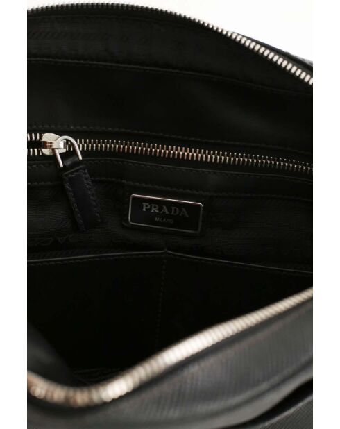 Sacs en cuir noir - 27x24x6 cm - Très bon état