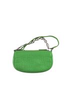 Bolsos de piel verde - 18x10x3 cm - En muy buen estado