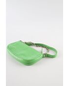 Bolsos de piel verde - 18x10x3 cm - En muy buen estado