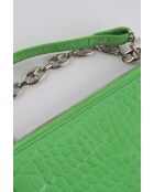 Bolsos de piel verde - 18x10x3 cm - En muy buen estado