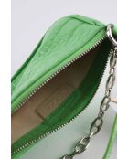 Bolsos de piel verde - 18x10x3 cm - En muy buen estado