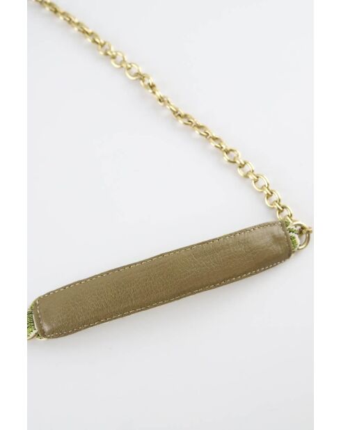 Bolsos de tela verde - 18x6x13 cm - Muy buen estado