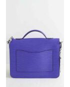 Bolsos de piel azul - 26x7x22 cm - En muy buen estado