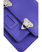 Bolsos de piel azul - 26x7x22 cm - En muy buen estado