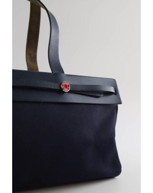 Bolsos de tela azul marino - 40x15x29 cm - En buen estado