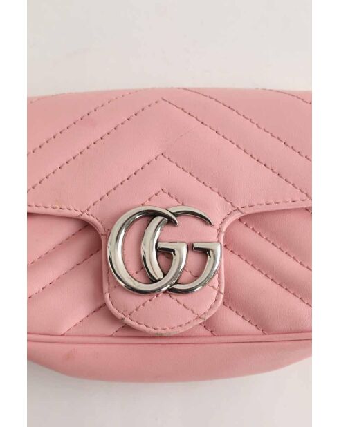 Borse in pelle rosa - 17x4,3x10 cm - Buone condizioni