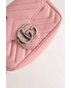 Sacs à main en cuir rose - 17x4.3x10 cm - Bon état