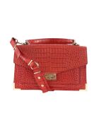 Sacs à main en cuir rouge - 30x8x17 cm - Bon état