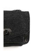 Sacs à main Paillettes noir - 20x6x15 cm - Bon état