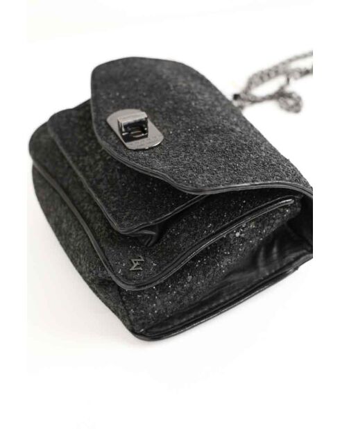 Sacs à main Paillettes noir - 20x6x15 cm - Bon état