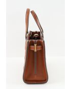 Bolsos de cuero marrón - 20x14x7 cm - En buen estado