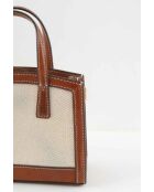 Bolsos de cuero marrón - 20x14x7 cm - En buen estado