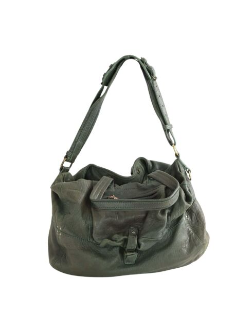 Bolsos de piel caqui - 47x17x30 cm - Buen estado
