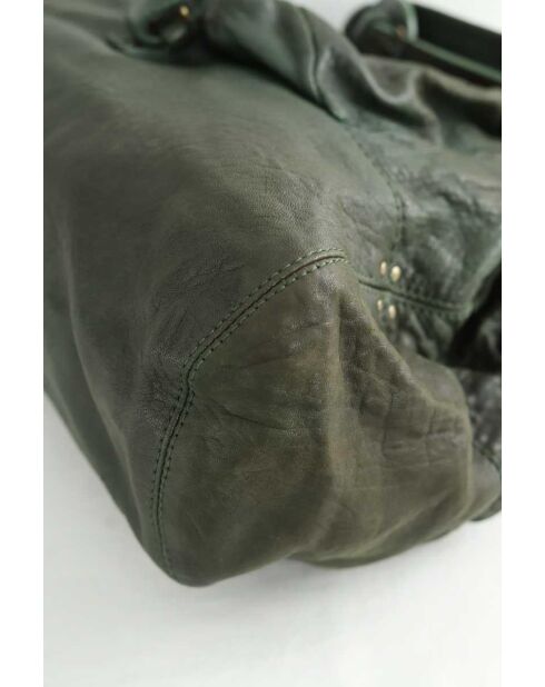 Bolsos de piel caqui - 47x17x30 cm - Buen estado